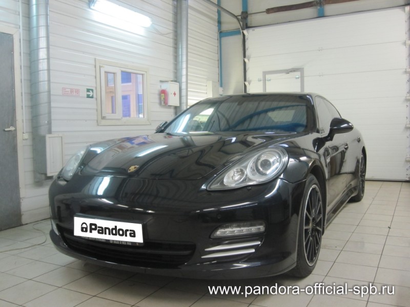Установка противоугонных систем Pandora/Pandect на автомобиль Porsche Panamera