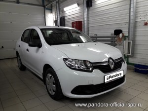 Установка противоугонных систем Pandora/Pandect на автомобиль Renault Logan