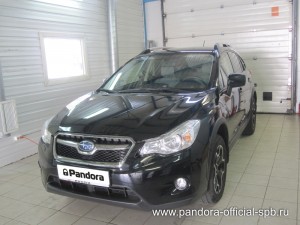 Установка противоугонных систем Pandora/Pandect на автомобиль Subaru VX
